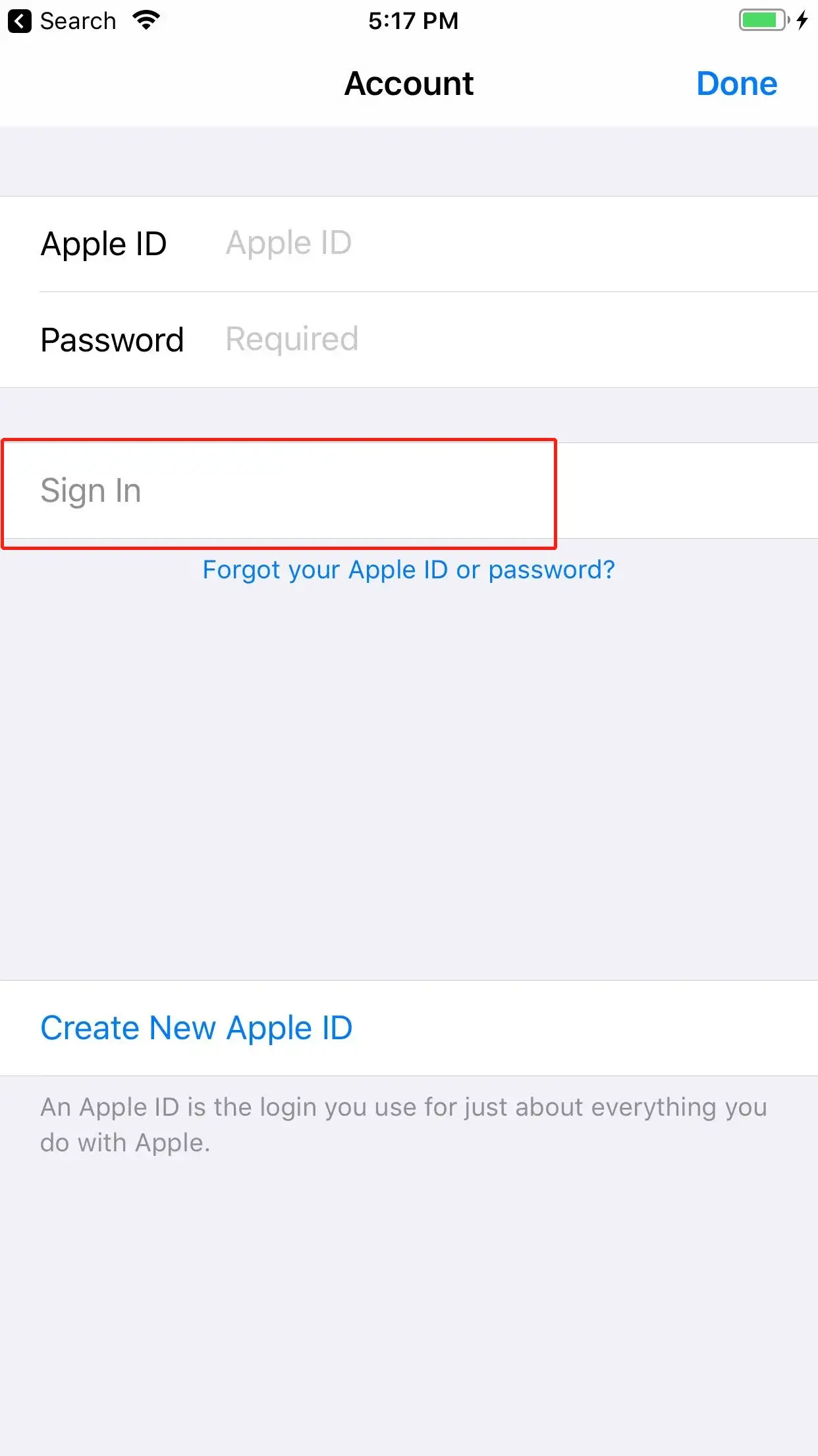 Create a new HK Apple ID account